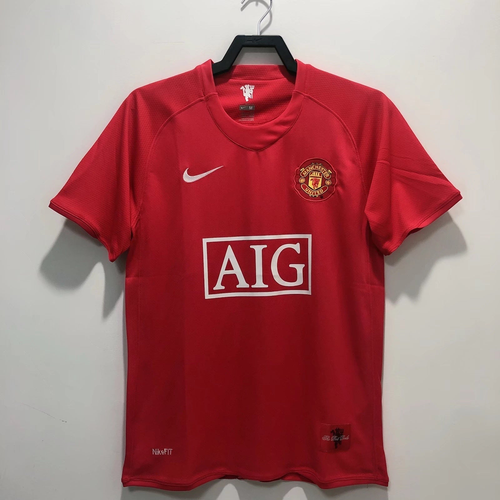 NIKE MANCHESTER UNITED FC 2007/08 HOME SHIRT.